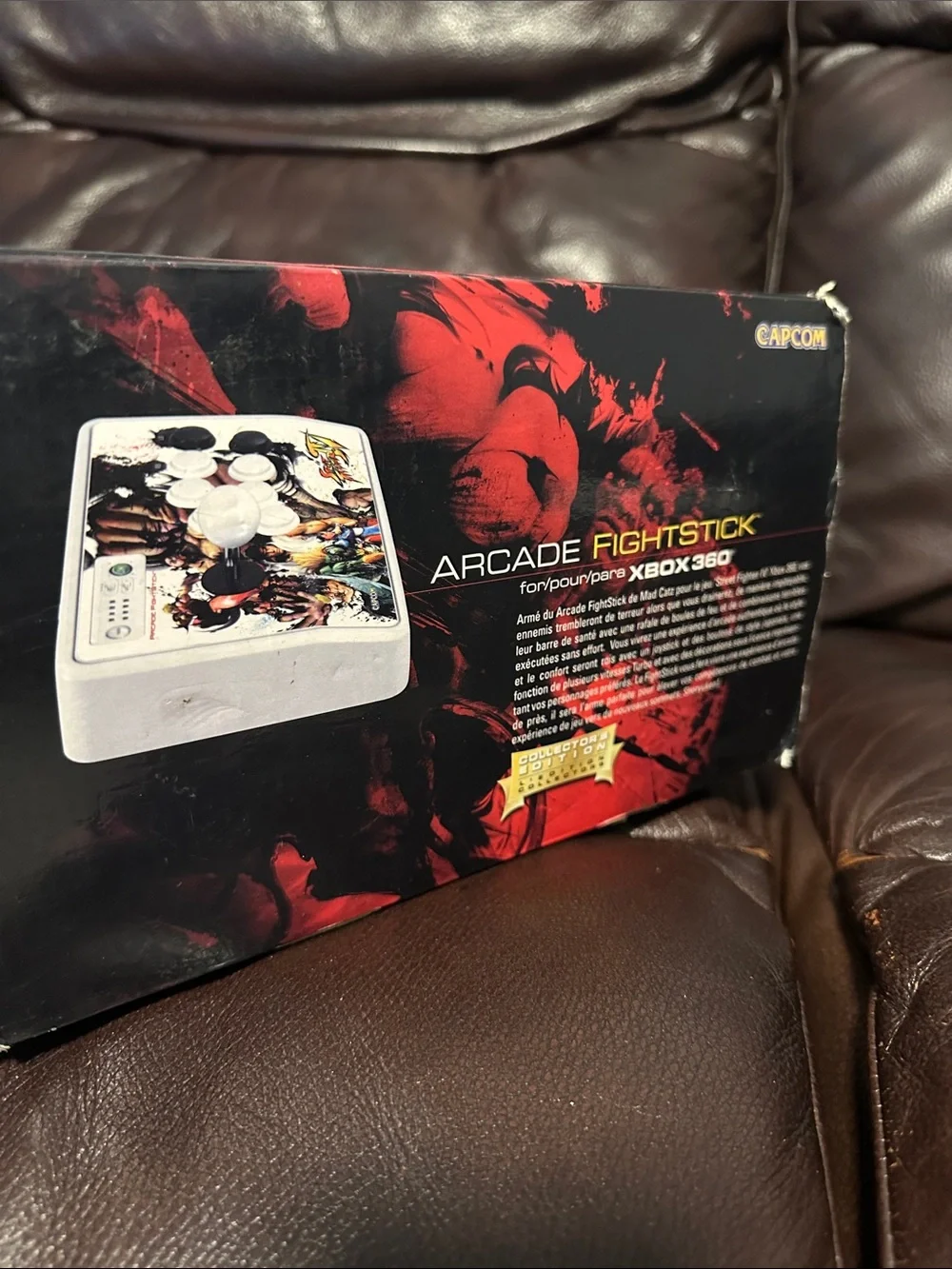 Capcom Street Fighter IV Arcade Fightstick Controller - Black & Red